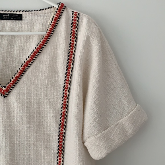 Zara TRF white tweed dress - Picture 3 of 10